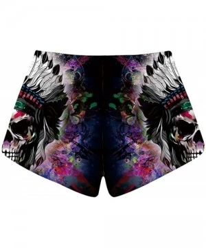 Board Shorts Womens Sugar Skull Summer Beach Shorts Swimsuits Board Shorts - Color 7 - CU18E4RS0R3