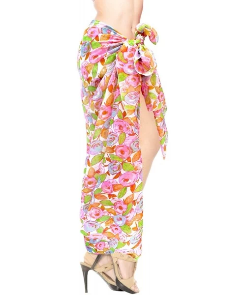 Cover-Ups Womens Plus Size Sarong Swimwear Cover Up Summer Beach Wrap Full Long I - Multicolor_i707 - C2184T7WS25