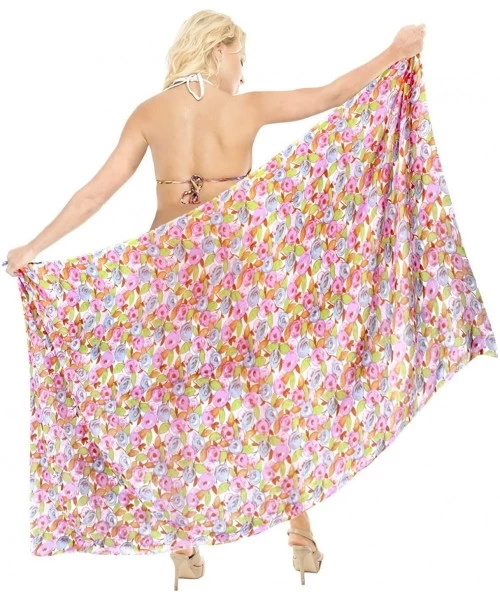 Cover-Ups Womens Plus Size Sarong Swimwear Cover Up Summer Beach Wrap Full Long I - Multicolor_i707 - C2184T7WS25