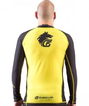 Rash Guards Men's Italian Stallion BJJ- Yellow/Black- zzzz-s - CR1255UQVXL