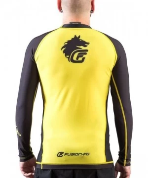 Rash Guards Men's Italian Stallion BJJ- Yellow/Black- zzzz-s - CR1255UQVXL