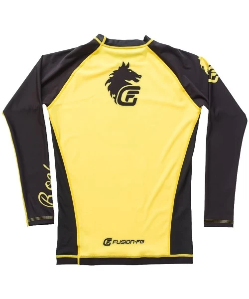 Rash Guards Men's Italian Stallion BJJ- Yellow/Black- zzzz-s - CR1255UQVXL