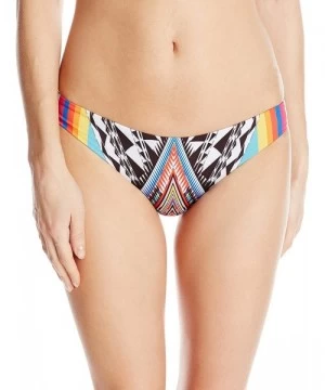 Bottoms Women's Inca Basic Teeny Bikini Bottom - Black/Multi - C4126TZ1A7H