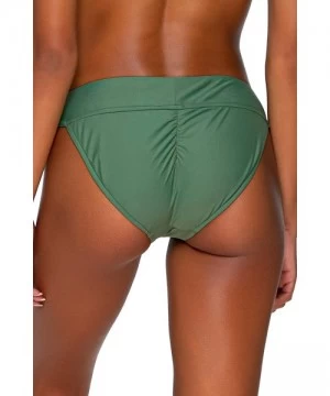 Tankinis Shoreline Pant Bikini Bottom Swimsuit - Forest - C4196MWG8H6