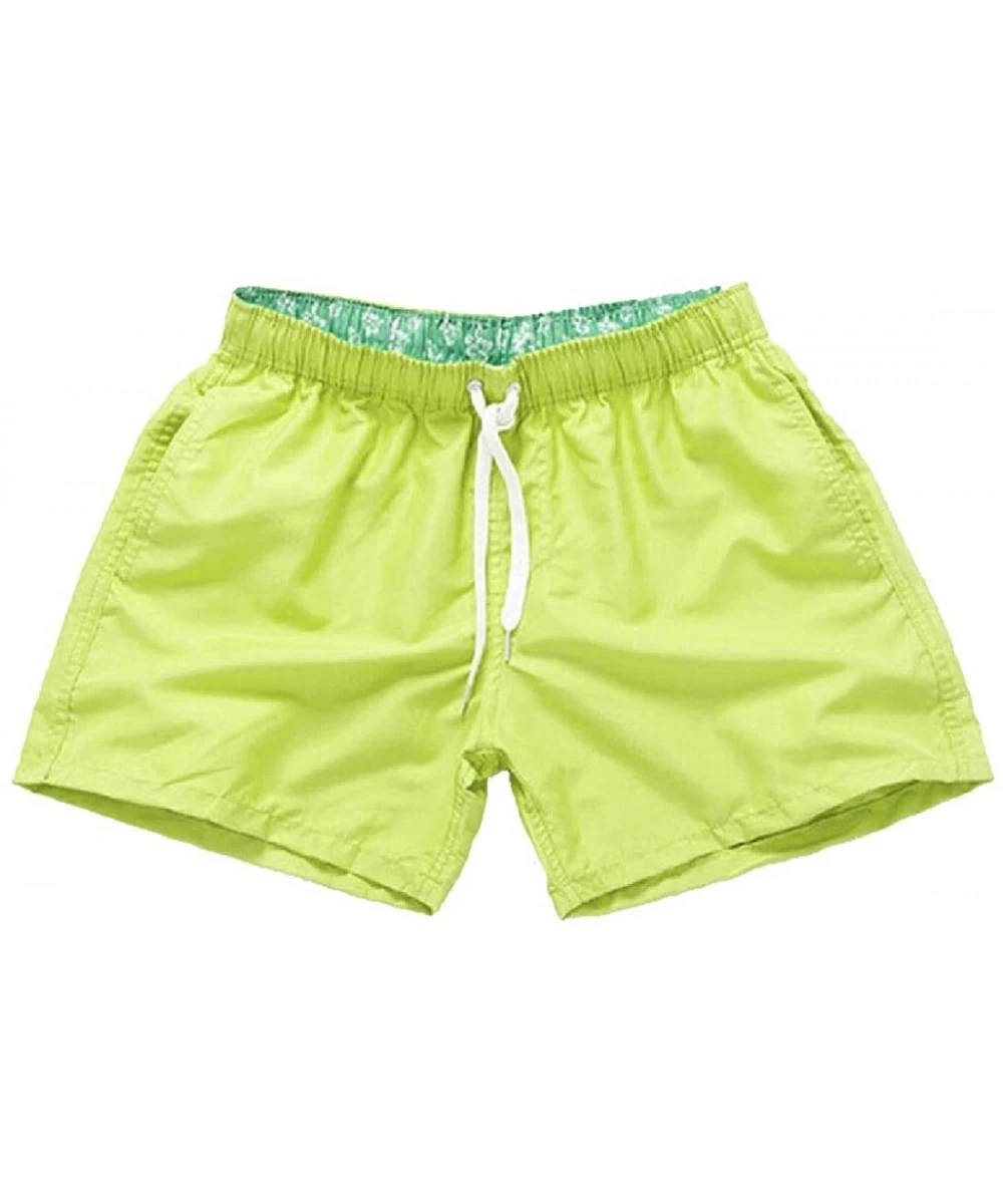 Briefs Mens Swimming Shorts Swimwear Swimsuit Boardshorts with Pocket - 4 - C918UXMKX62