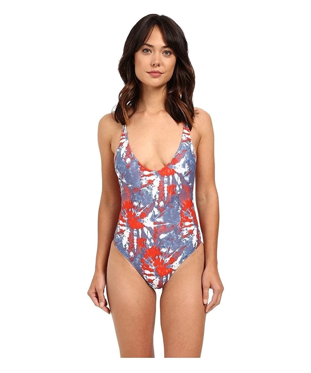 One-Pieces Women's Liberty One-Piece Swimsuit - Blue Drift - CX12BTRIUP1