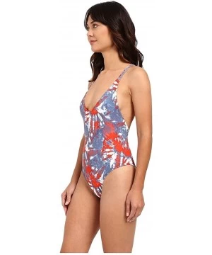 One-Pieces Women's Liberty One-Piece Swimsuit - Blue Drift - CX12BTRIUP1