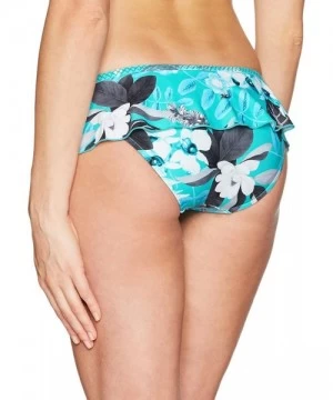 Bottoms Women's Skirted Hipster Bikini Bottom Swimsuit - Tropical Vacay Bahama - CS182DZCS25