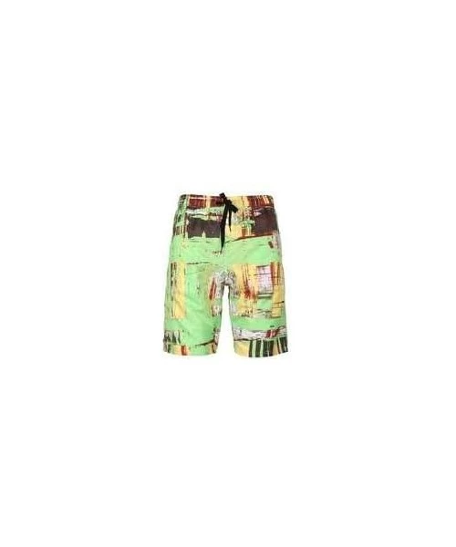 Board Shorts Men's Plus Size Creative Printed Shorts European Quick-Drying Beach Pants - Suit 22 - CT19DOD7723