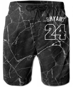 Board Shorts Kobe Mamba Out 24 Tribute Fan Mens Beach Board Shorts Dry Fit Bathing Suit - CD197ZOCNQG