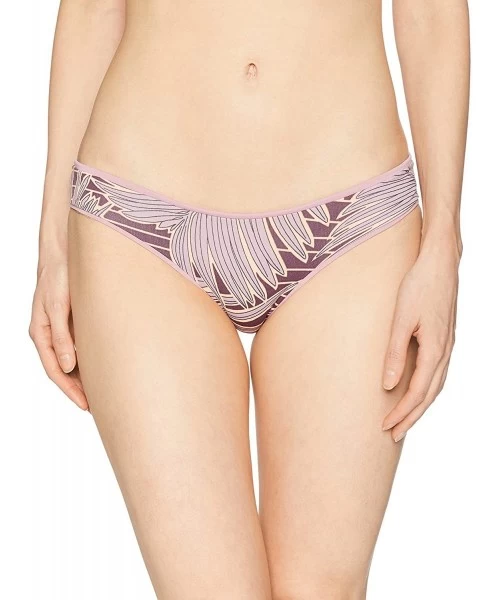 Tankinis Women's Sublime Reversible Hipster Cut Bikini Bottom Swimsuit - Print Purple - CY1805RTQLE