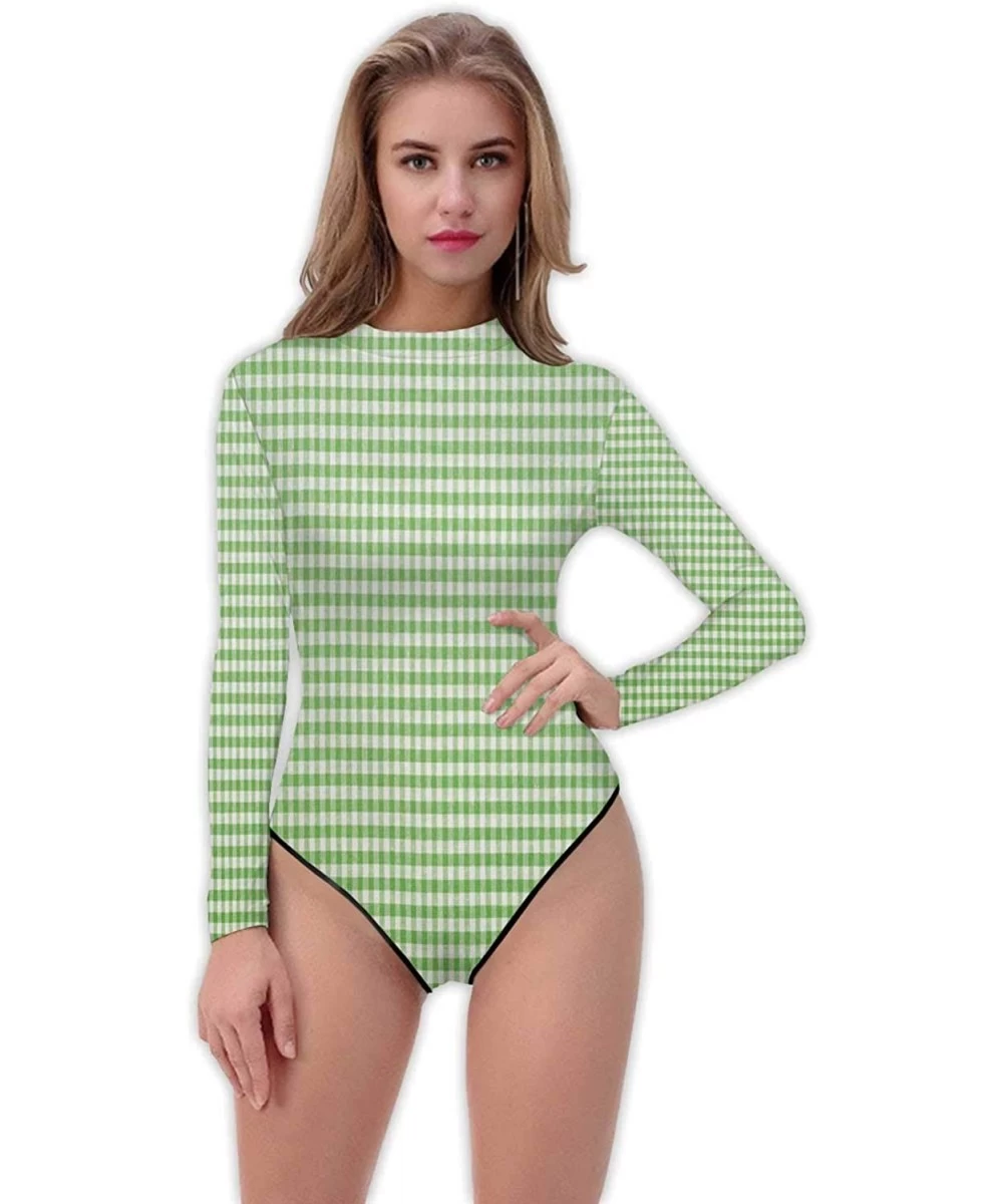 One-Pieces Color of Frankenstein-Women One Piece Swimsuit Swimwear for Surfing S - Multi 25 - CJ1992QZ2AN