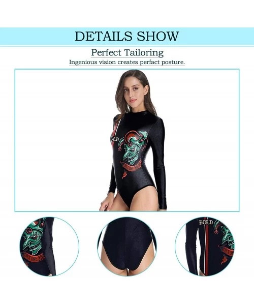 One-Pieces Color of Frankenstein-Women One Piece Swimsuit Swimwear for Surfing S - Multi 25 - CJ1992QZ2AN