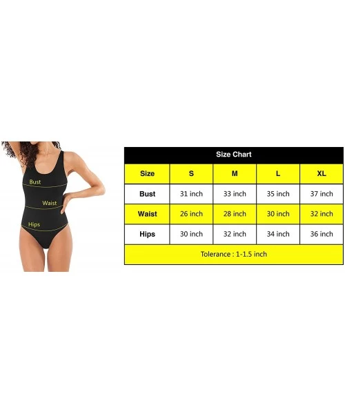 One-Pieces Womens One Piece Swimsuit Monokini Backless Bikini Sets Beach Bathing Suit - Color26 - CT196K45IS9