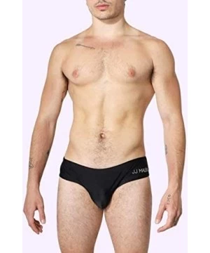 Briefs Men's Swimsuit Fun Bikini Briefs Swimwear - Black - CK19DM5I39T