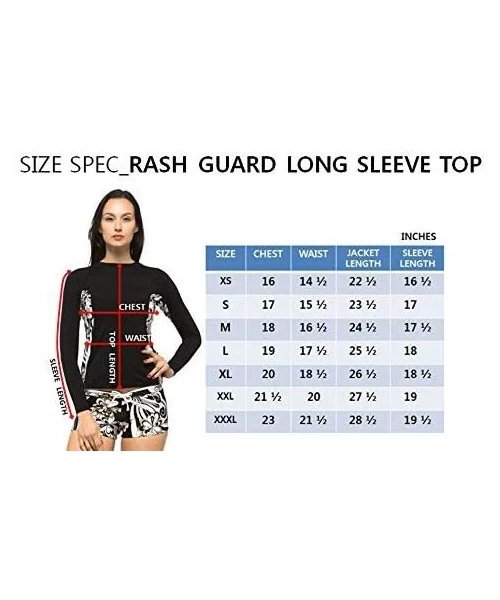 Rash Guards Women Beachwalk Plus Size UPF 50+ Swim Short Sleeve Top Rash Guard - Black With Anaconda - CP12HR62V0D