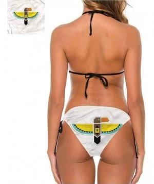 Bottoms Bikini Set Swimsuits Tie Side Bottom Triangle Rasta Man Sketch Portrait - Multi 19 - CG190EY4EY5