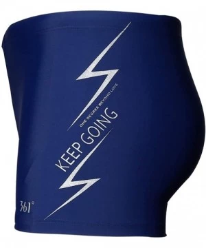 Racing Jammers Swimsuit for Men & Boys-Competition Lap Swim Suit- Square Leg Endurance Training - Blue 3 - CA18XNNTLWM