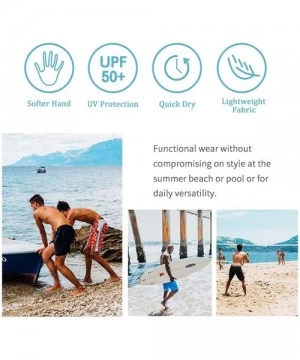 Board Shorts Men Beach Board Shorts Surfing Swimwear Swim Trunks (Palm Trees Sea Beach Theme) - Zen Weed Art - CH18WTO6SYE