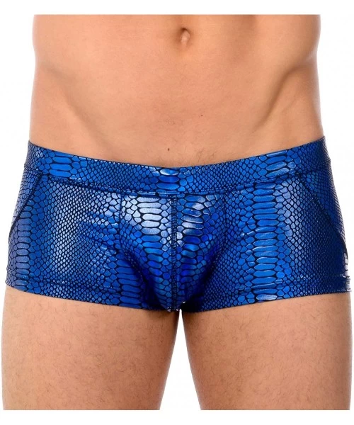 Briefs Mens New Printed Hot Body Boxer Swimsuit - Royal Reptile - CT18IIE99U3