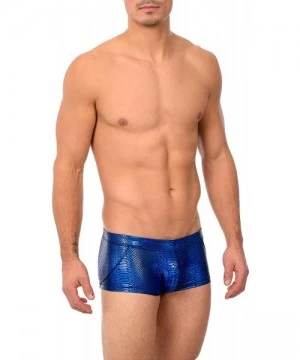 Briefs Mens New Printed Hot Body Boxer Swimsuit - Royal Reptile - CT18IIE99U3