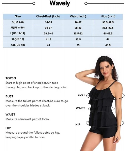 Tankinis Blouson Tankini Swimsuits for Women Tummy Control Bathing Suits Modest Tank Top Swimwear - Blue Stripe - C8198RL09OX