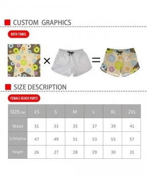 Board Shorts Womens Beach Shorts Beachwear Yoga Drawstring Sport Running Breechcloth - Alpaca - C118QA237AR