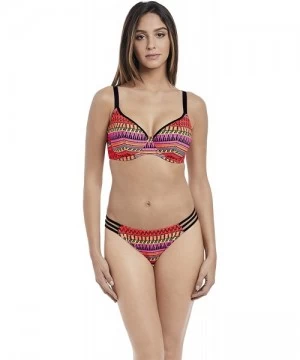 Bottoms Way Out West Tanga Bikini Bottom - Sunset - C7180K83O55