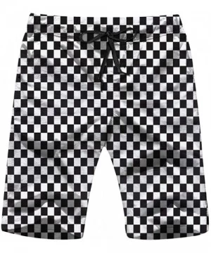 Board Shorts Checkered Flag Themes Idea Design Men's Swim Trunks and Workout Shorts Swimsuit or Athletic Shorts - Adults Boys...