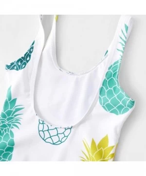 Sets Family Matching Swimwear One Piece Swimsuit/Two Pieces Bikini Set 2020 Newest Printed Mommy and Me Bathing Suits - Pinea...