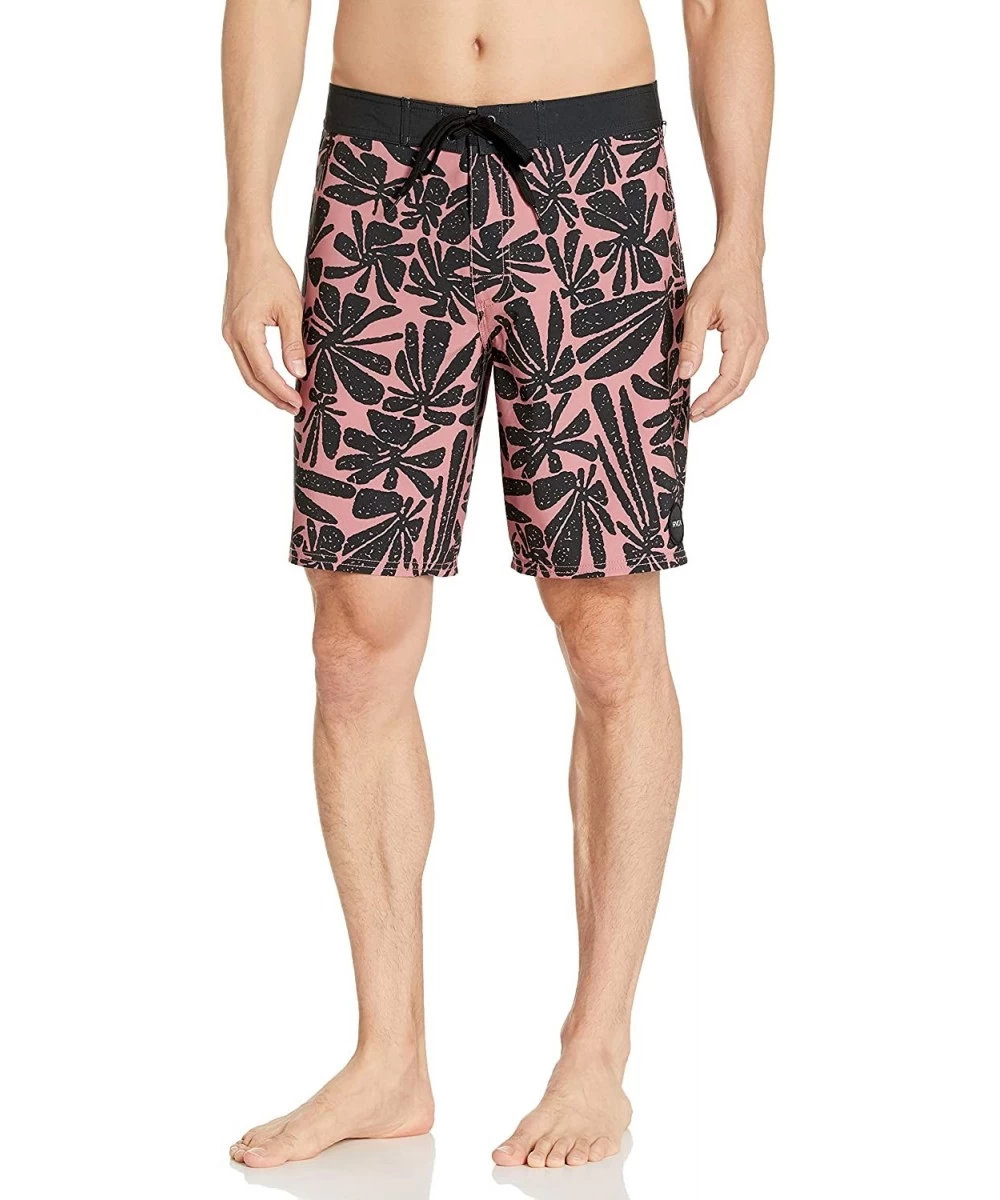 Board Shorts Men's Va Print 19" Trunk - Dusty Rose - CW18M7DK6QX