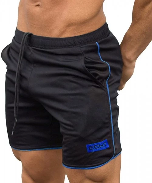 Rash Guards Underwear Men's Boxer Briefs Ballpark Pepper Sports Boxer Basketball Training Breathable - Blue - CB18QQK5774