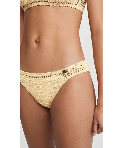 Tankinis Women's Essential Classic Bikini Bottoms - Butter - CC192RNRKHS