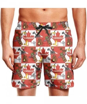 Board Shorts Men Canada Day Rock July 1st 2019 Swimming Trunks Beach Shorts Running Bathing Suit Shorts for Men Casual Boards...