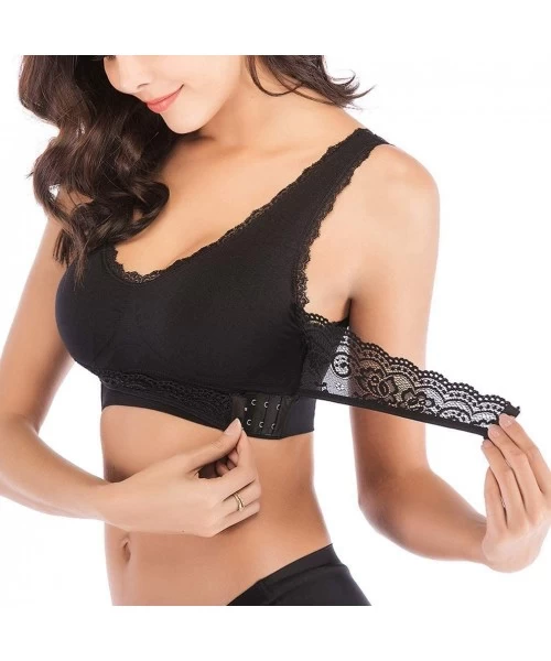 Cover-Ups Instacomfort Wireless Lace Liftbra - Skin Tone + Black - CB198327MEA