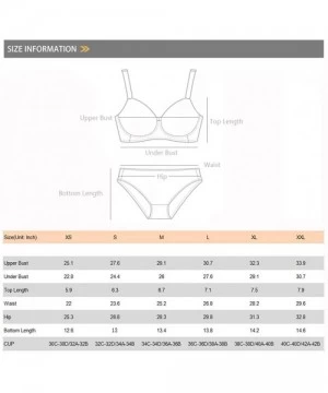 Sets Women Two Pieces Bandeau Bikini Swimsuits (Smaller 2 Size Than Standard) - Stripe 4 - C018S3N97LX