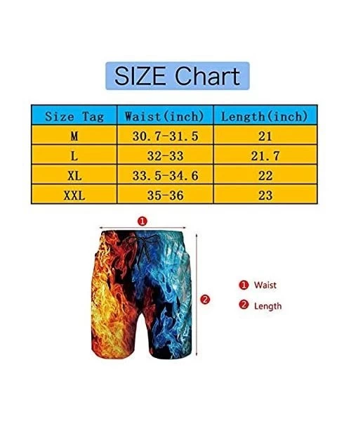 Trunks Bird Sets Men Swim Trunks Cool Quick Dry Surf Beach Shorts with Mesh Lining/Side Pockets - Print Cat and Bird - C3196W...