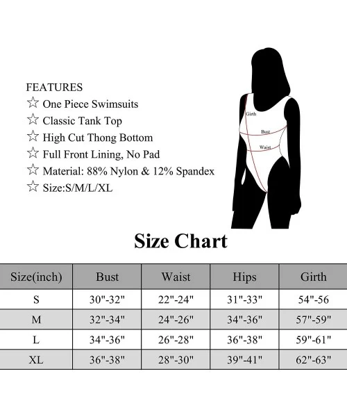 One-Pieces Women's 80s/90s Leotards High Cut One Piece Swimsuits Spandex Tank Thong Bathing Suits - Black - CA19C2RHIEN