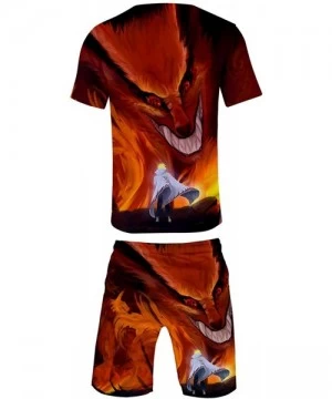 Board Shorts Naruto T-Shirt & Shorts Set Mens Naruto Summer Short Sets Boardshorts Naruto Boardshorts - Z - CT199EWL82H