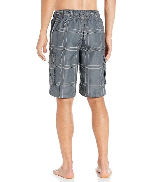 Trunks Men's Echelon Swim Trunks (Regular & Extended Sizes) - Flex Charcoal - C712N31ASV3