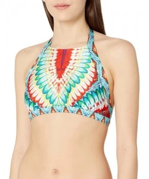 Tops Women's Wild Heart Born Free Reversible High Neck Bikini Top - Multi - CI12N17VS1G