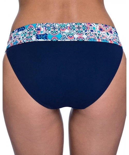 Bottoms Women's Gathered Foldover Swimsuit Bottom - Tangier Navy - CO18H3KLEXH