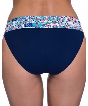 Bottoms Women's Gathered Foldover Swimsuit Bottom - Tangier Navy - CO18H3KLEXH