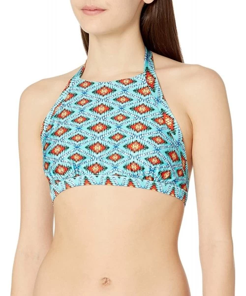 Tops Women's Wild Heart Born Free Reversible High Neck Bikini Top - Multi - CI12N17VS1G