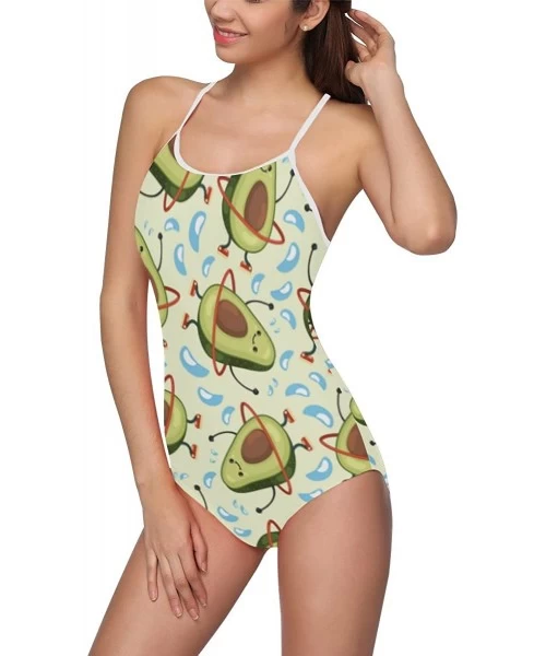 One-Pieces Unique Custom One Piece Swimsuit Swimwear Bathing Suit for Women Juniors (XS-3XL) - Multi 11 - CL18ELC2HI6