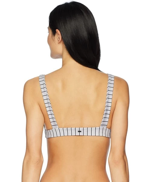 Tops Women's Premium Surf Halter Bikini Top - Grey/Grey - CL187KD06QG