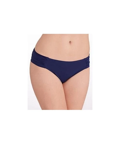 Bottoms Annalise Ruched Side Bikini Swim Bottom SW0849 - Navy - C911RROAP8F