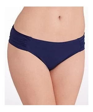 Bottoms Annalise Ruched Side Bikini Swim Bottom SW0849 - Navy - C911RROAP8F