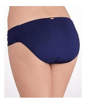 Bottoms Annalise Ruched Side Bikini Swim Bottom SW0849 - Navy - C911RROAP8F