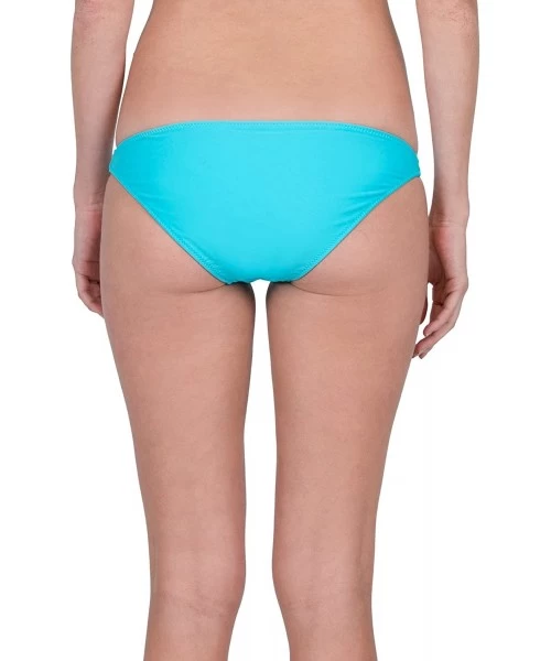 Bottoms Women's Sea La Vie Boho Print Reversible Full Bikini Bottom - Teal Blue - CO12FUE5I8V